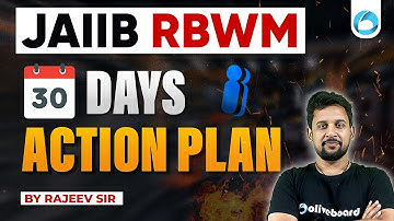 JAIIB RBWM 2025 | 30-Day Action Plan 🗓️ | Nov 2025 | By Rajeev Sir