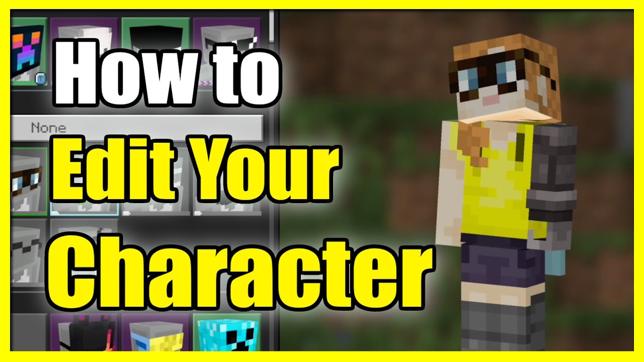 Dress up your character in Minecraft