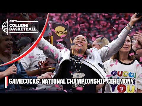 THE SOUTH CAROLINA GAMECOCKS ARE 2024 NATIONAL CHAMPIONS 🏆 [FULL CEREMONY] | ESPN College Basketball