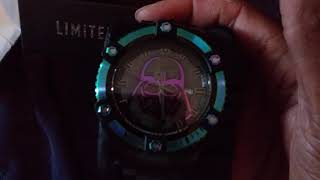 #STARWARS *REVIEW* Invicta Limited Edition Star Wars #DARTHVADER Iridecent Men's Watch 26558