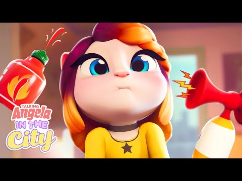 Hiccups Won't Stop! 😵 Talking Angela: In the City (Episode 5)
