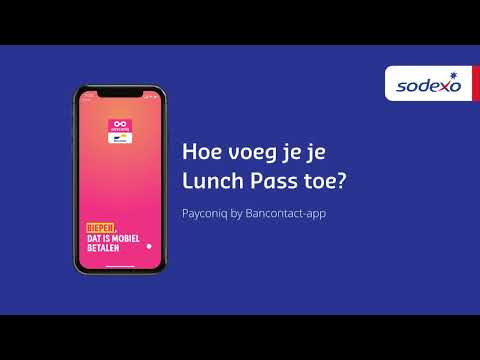 Betaal met je Sodexo Lunch Pass via Payconiq by Bancontact