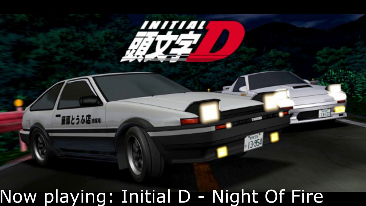 Initial D - Night Of Fire - YouTube