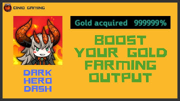 Dark Hero Dash: Idle RPG - Boost your gold farming output
