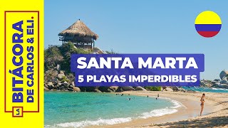5 Playas que no te puedes perder en SANTA MARTA COLOMBIA 🌴