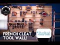 CReeves Makes The French Cleat Tool Wall Organizer ep020 CReeves Makes The French Cleat Tool Wall Organizer ep020