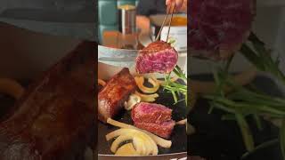 The process of cutting meat easily using scissors #shorts The process of cutting meat easily using scissors #shorts