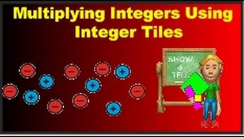 Multiplying Integers Using Integer Tiles