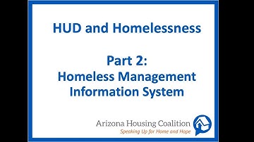 HUD and Homeless, Part 2: Homeless Management Information System