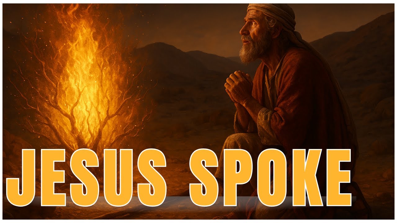 The Burning Bush: The First Time Jesus Spoke to Moses (Exodus 3)
