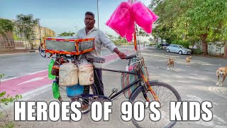 Man selling Sugar Candy on Cycle : Bachpan ki Yaadein | Heroes of 90's Kids | The Foodie Nation