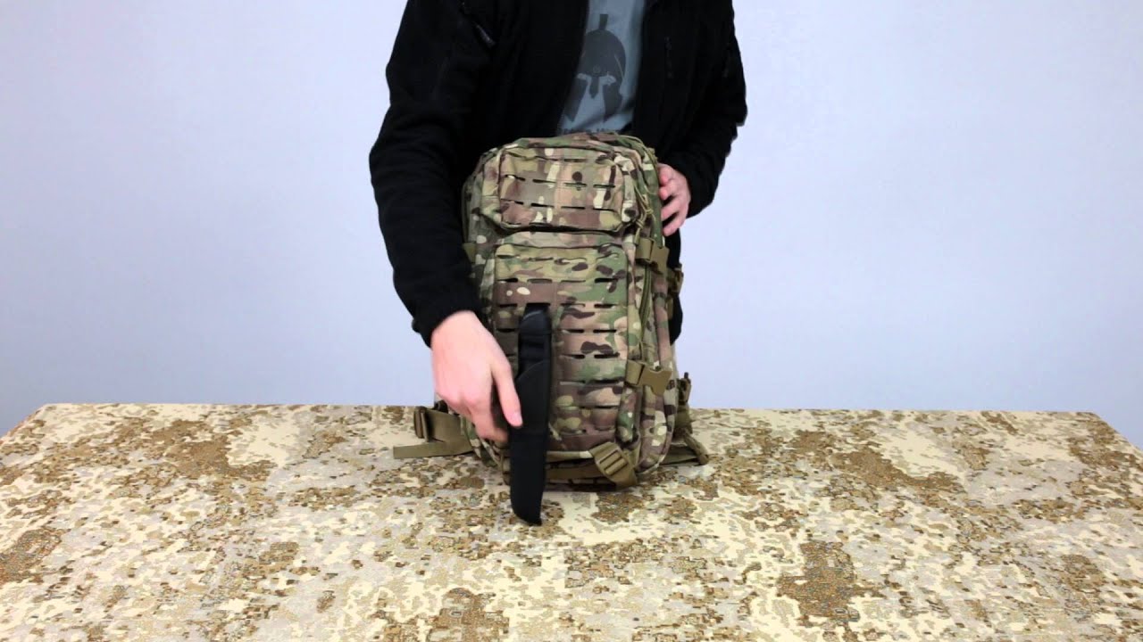 Mochila MILTEC US ASSAULT SM 20 Litros Flecktarn