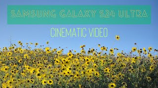 Samsung Galaxy S24 Ultra Cinematic Video 4K 60 FPS Pro Video Mode