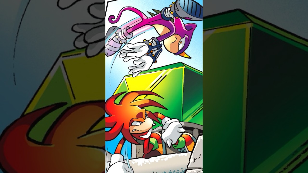 Эспио противостоит Наклзу 