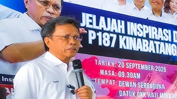 (PRN Sabah) Shafie Apdal: Majlis Presiden Warisan Bersama Rakyat Kinabatangan Sabah