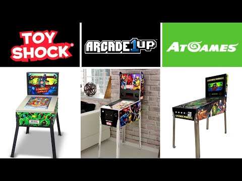 Les flippers virtuels grand public d' AtGames - Toyshock et Arcade1Up from Samuel Flippers Passion