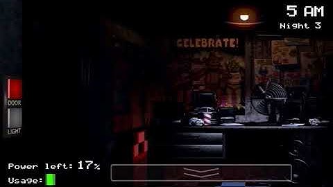 Five Nights at Freddy’s! Night 3! Crazy Night!