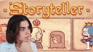 this game is SO DRAMATIC i LOVE IT | Storyteller Part 1 screenshot 2