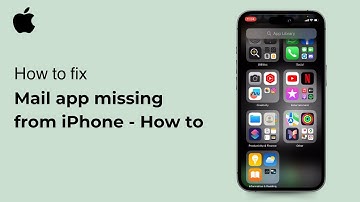 Mail app missing from iPhone - How to Fix ( iOS ) 2024