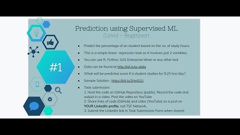 Task 1. The Sparks Foundation GRIP for Data Science and Business Analytics