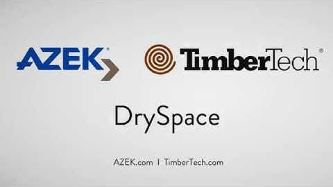 TimberTech® DrySpace™ Under-Deck Water Management System Installation