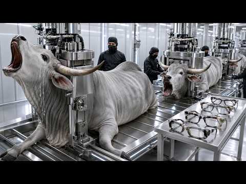 Inside the Grey Brahman Bull Horn Factory | How Luxury Horn Eyeglasses Are Made