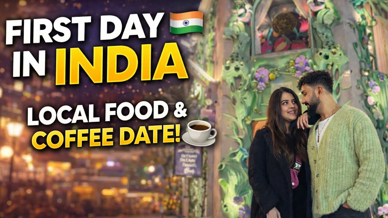 India Diaries Begin 🇮🇳 | First Day Exploring Local Food & Coffee Spots ☕