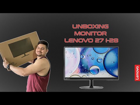 🖥 Monitor Lenovo L27i-28 27" FHD 1080p UNBOXING