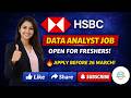 🔥 HSBC Data Analyst Hiring 2026 | Freshers Welcome | Mumbai | Apply Before 26 March | Grad2Corporate