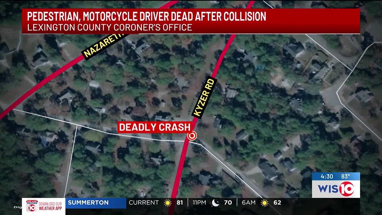 Motorcyclist, pedestrian killed in Lexington crash - YouTube
