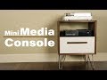 Modern Media Console // DIY Record Player Stand