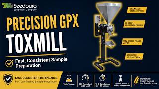 Precision GPX TOXMILL Disc Mill | Fast, Consistent Sample Grinding for USDA Mycotoxin Testing