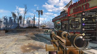 Fallout 4. 014 - Вдоль магистрали, дырявые мосты и гравитация, магазинчик у Труди
