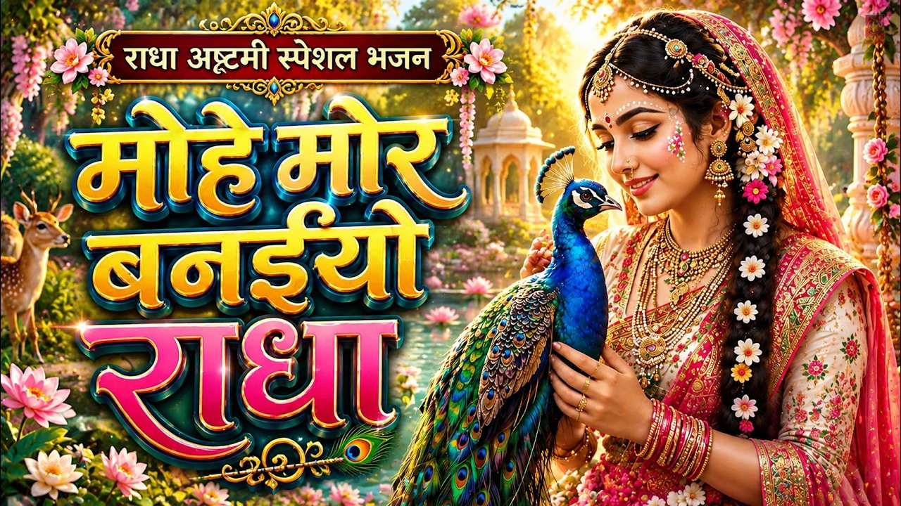 राधा अष्टमी स्पेशल भजन - मोहे मोर बनइय्यो राधा | Mohe Mor Banaiyo Radha | Peaceful Radha Rani Bhajan