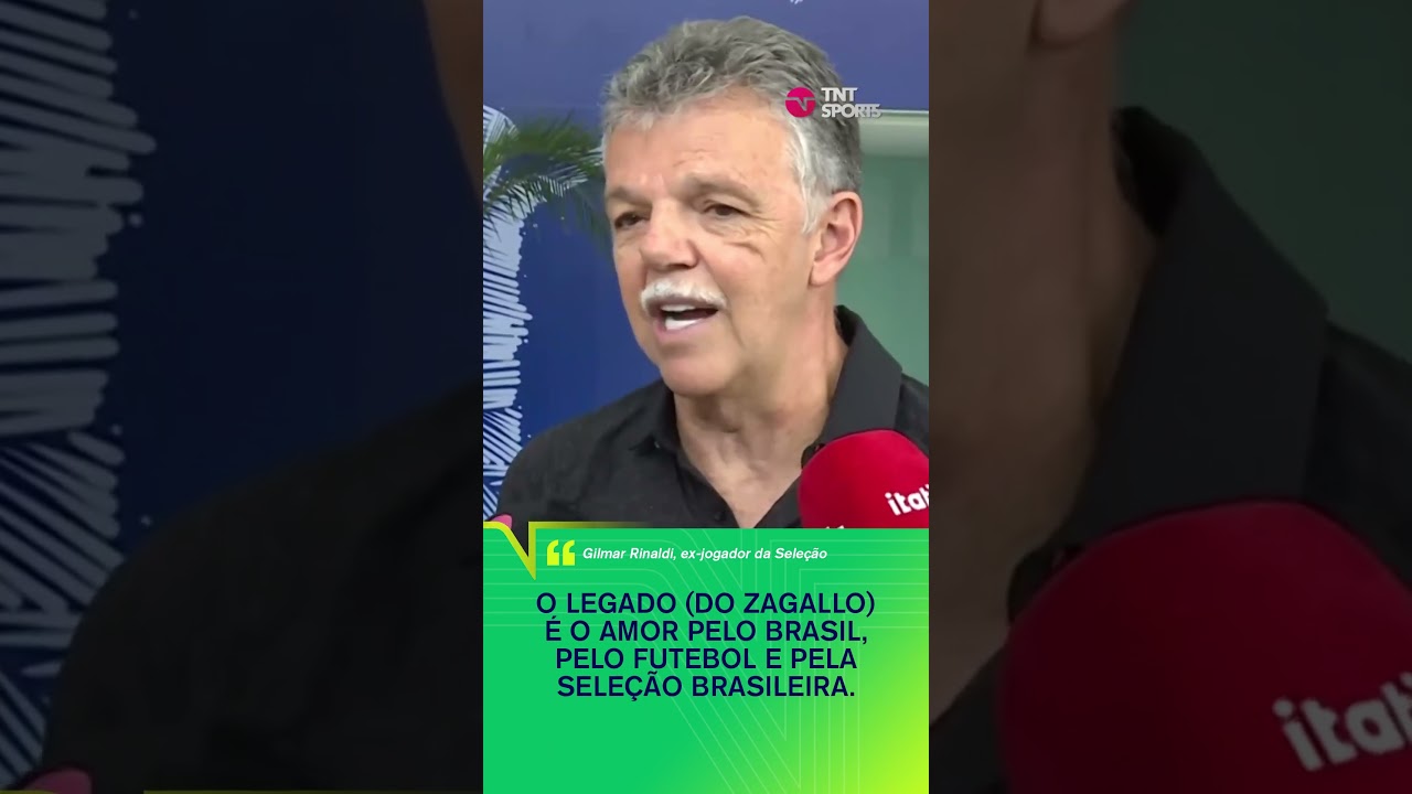 “LEGADO DO ZAGALLO É AMOR PELO BRASIL” GILMAR RINALDI TEM FALA EMOCIONANTE SOBRE ZAGALLO #shorts