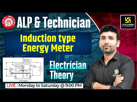 Electrician Theory #64  | Railway ALP & Tech.| Induction Type Energy Meter | Ram Sir