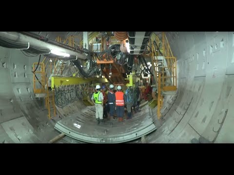 Video ĐƯỜNG HẦM TÀU ĐIỆN NGẦM ĐANG THI CÔNG DƯỚI LÒNG ĐẤT TP... - youtube
