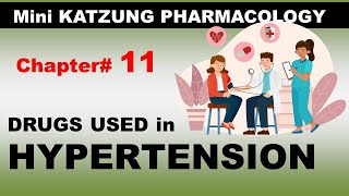 Chp#11Mini KATZUNG Pharma | Anti Hypertensive DRUGS | Drugs Used in Hypertension | Dr Asif Lectures