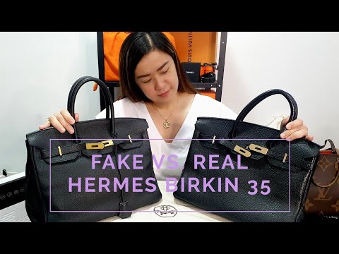 leather hermes birkin bag real vs fake