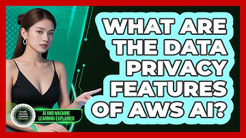 What Are The Data Privacy Features Of AWS AI? - AI and Machine Learning Explained