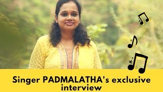 Singer Padmalatha's exclusive interview