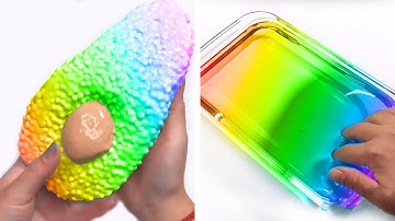 12 Hours Of Oddly Satisfying Slime ASMR - Relaxing When Stressed Or Sleepy