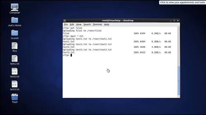 How to use sftp command