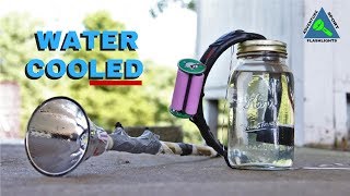 DIY Water Cooled LED Flashlight!