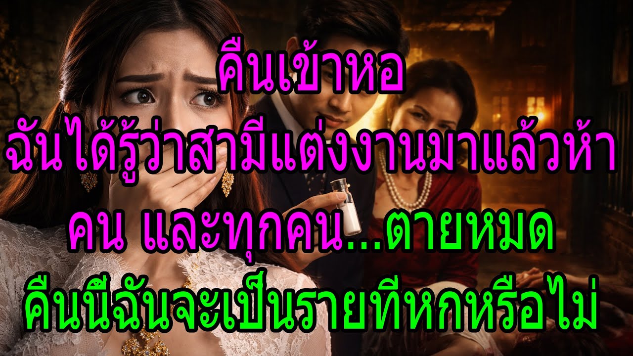 คืนเข้าหอ ฉันได้รู้ว่าสามีแต่งงานมาแล้วห้าคน และทุกคน…ตายหมด คืนนี้ฉันจะเป็นรายที่หกหรือไม่