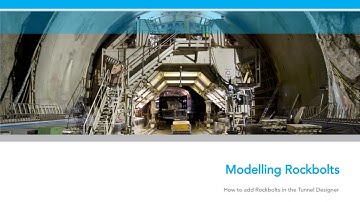 PLAXIS 2D: How to model Rockbolts in the Tunnel Designer