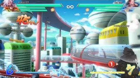 Dragon Ball Fighterz - A21 Midscreen BnB with a16 assist