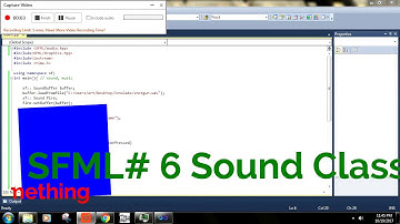 SFML Tutorial 6 # Sound Class  practical and Theory