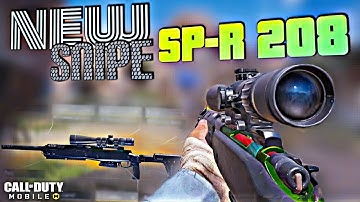 Sniping with the new SP-R 208 + Gunsmith | Call of duty mobile