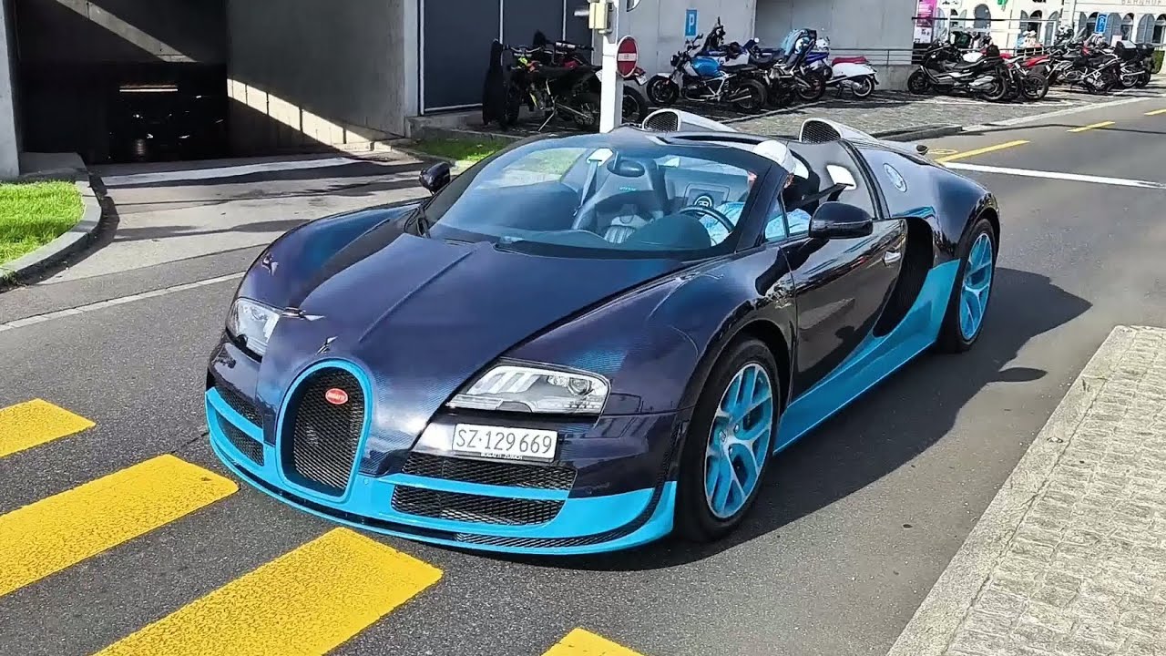 Crazy Cars in Switzerland #21 (Bugatti Veyron Grand Sport Vitesse, Veyron, 250 Lusso, STO, SF90, 812
